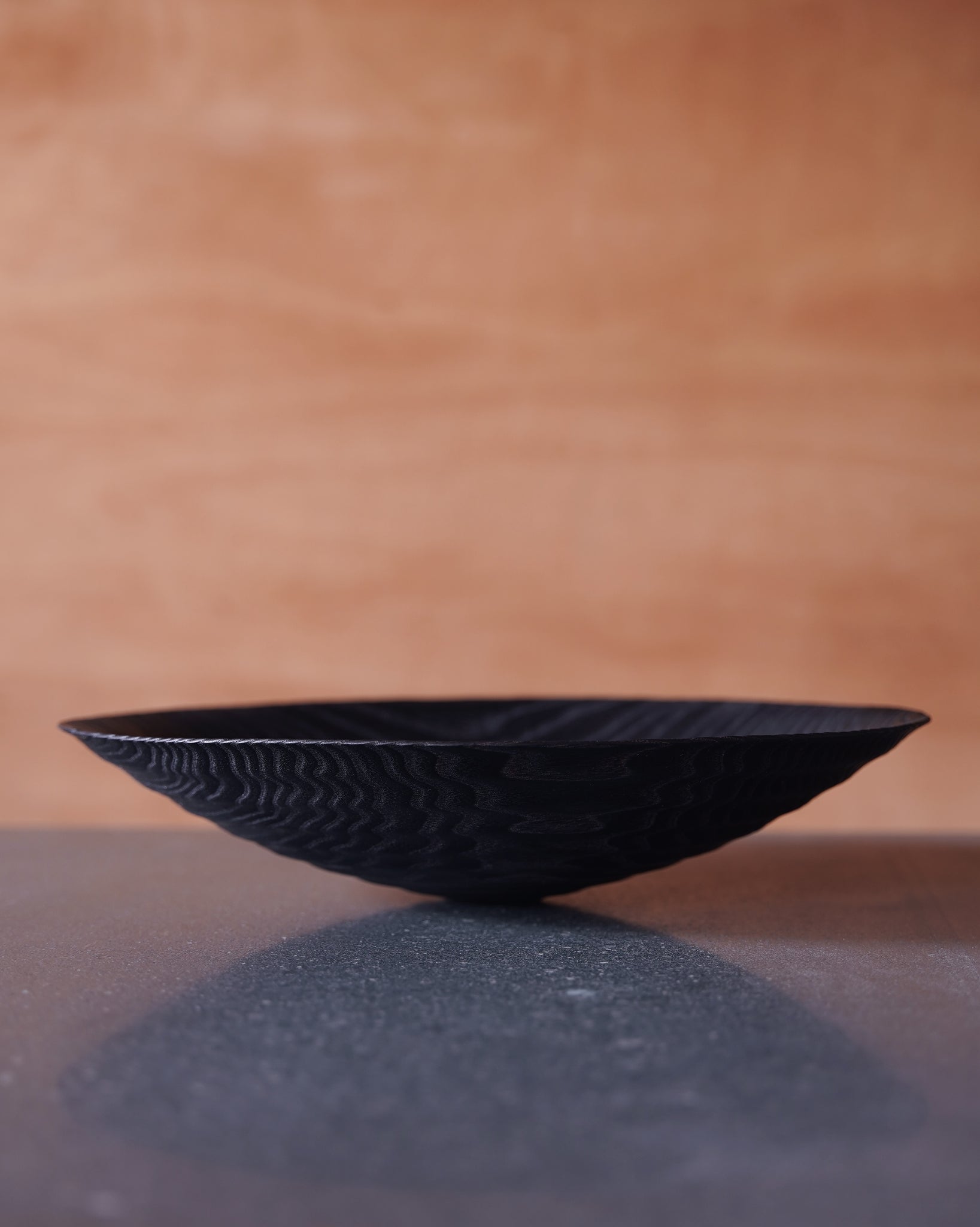Wave Yakisugi Bowl - in Ash