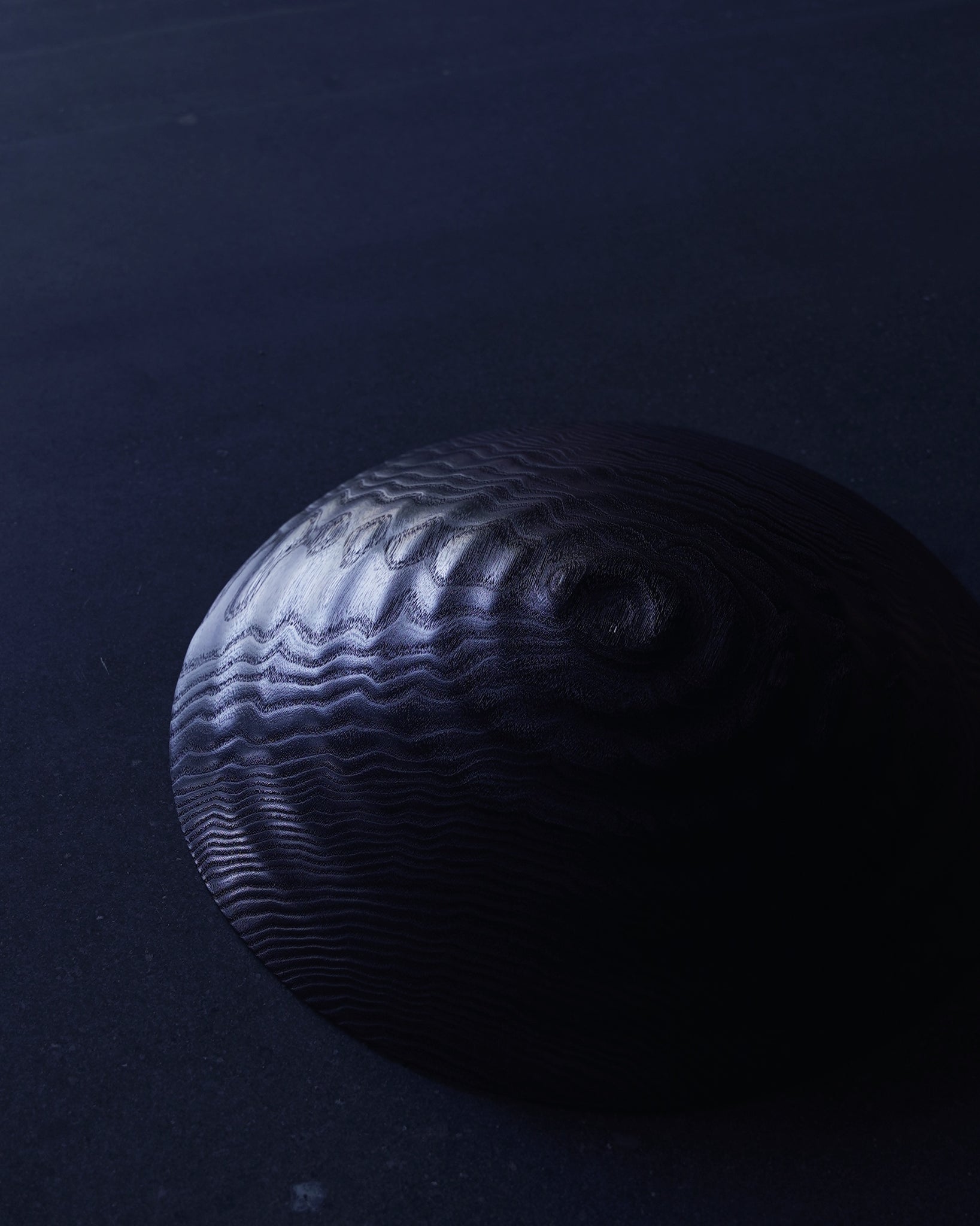 Wave Yakisugi Bowl - in Ash