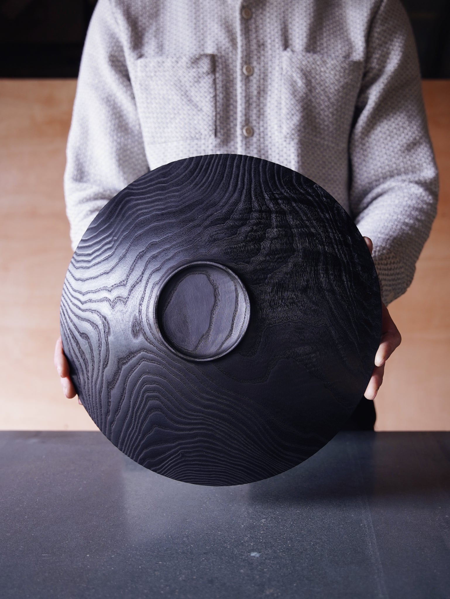 XL Yakisugi Platter - in Ash