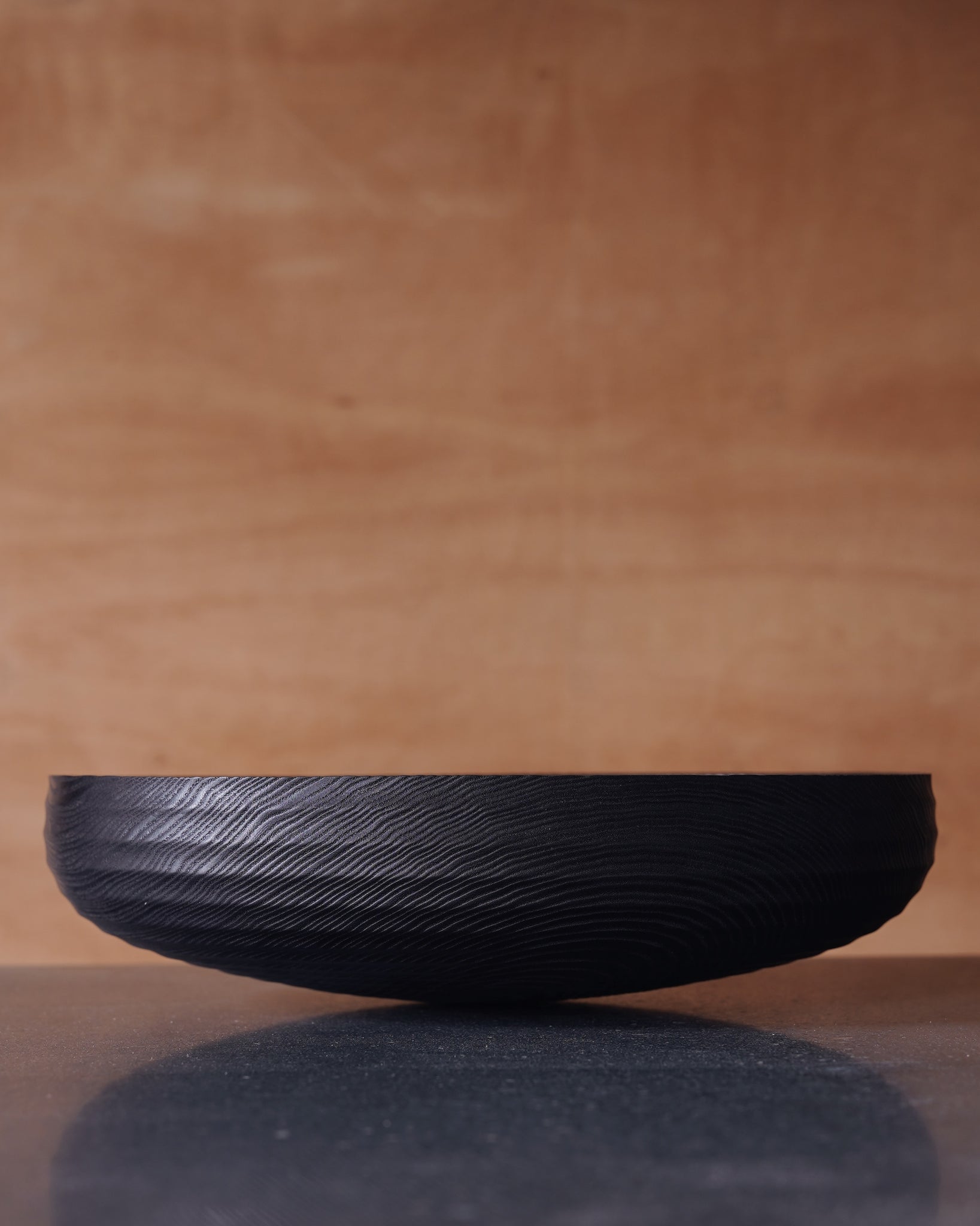 Coved Yakisugi Bowl - in Ash