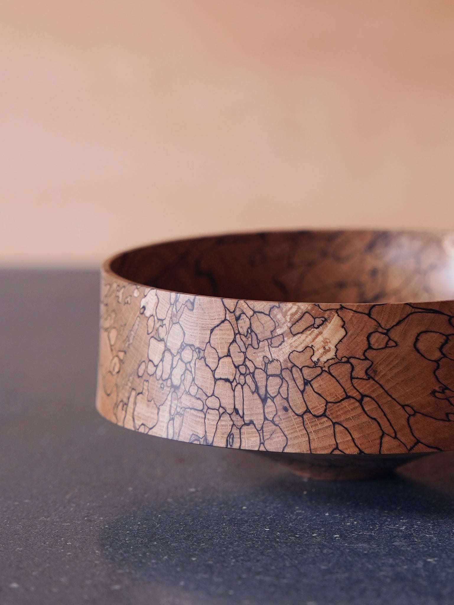 Bowl - in Spalted Beech