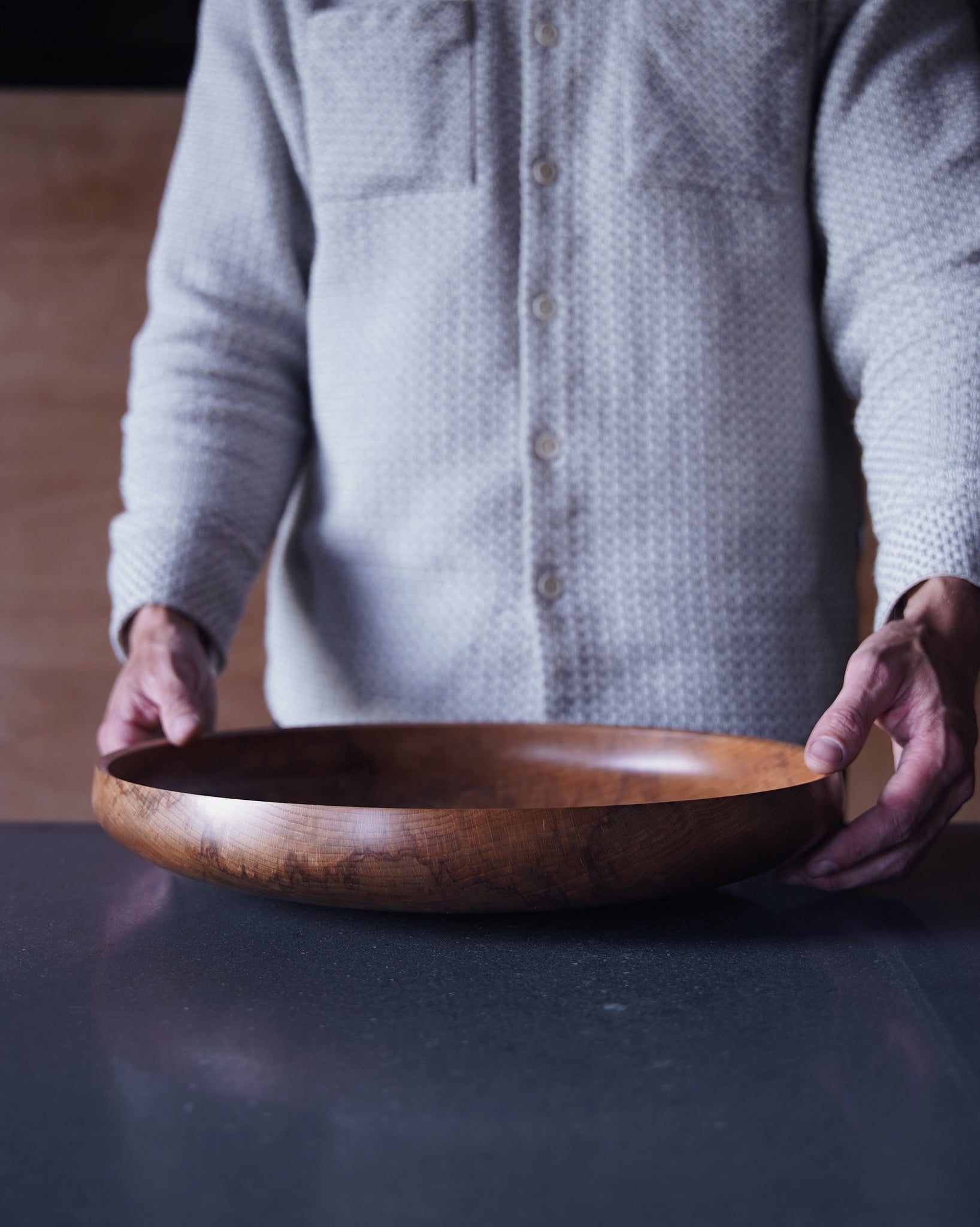 Bowl - in Flamed Beech