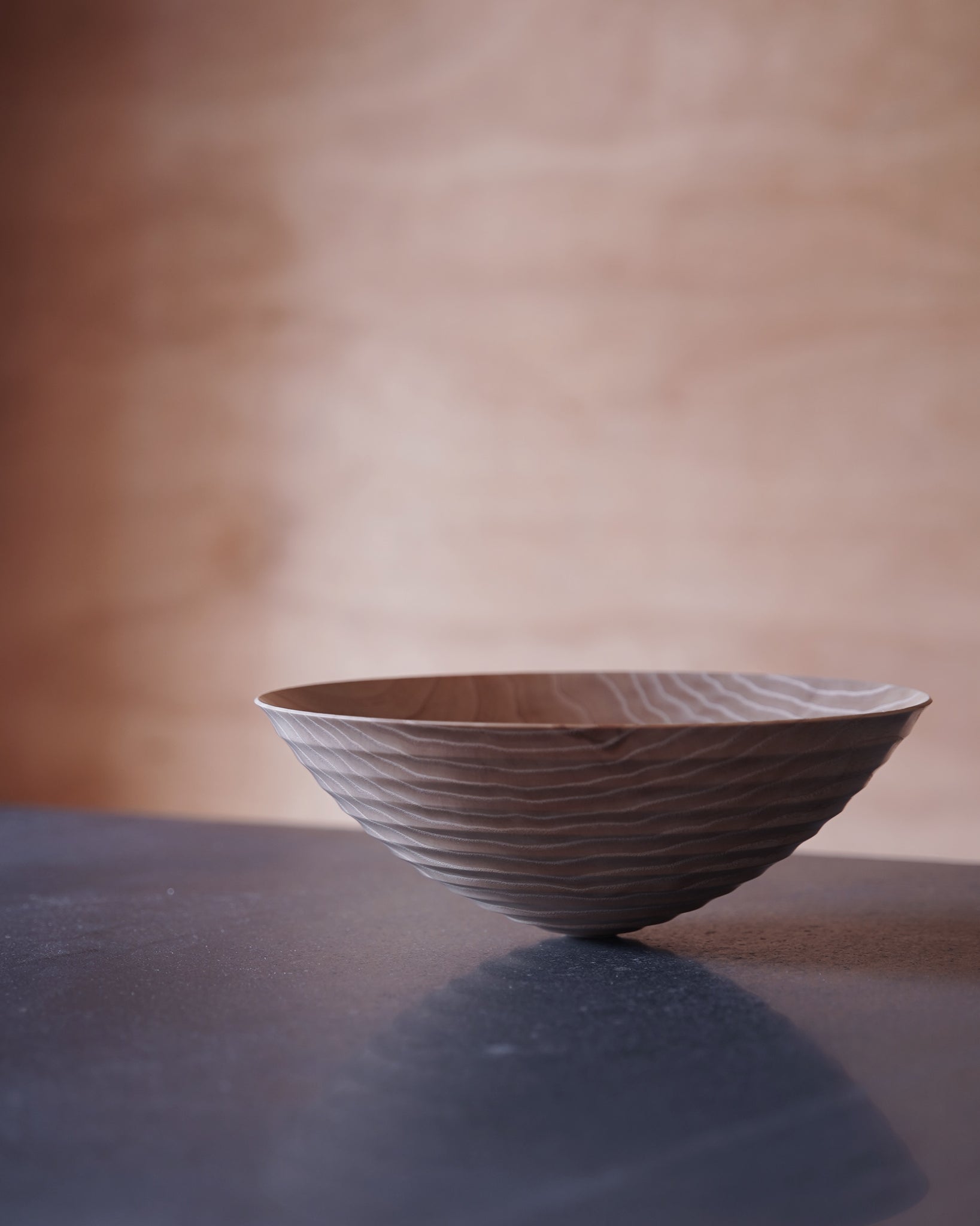 Coved Bowl - in Ash