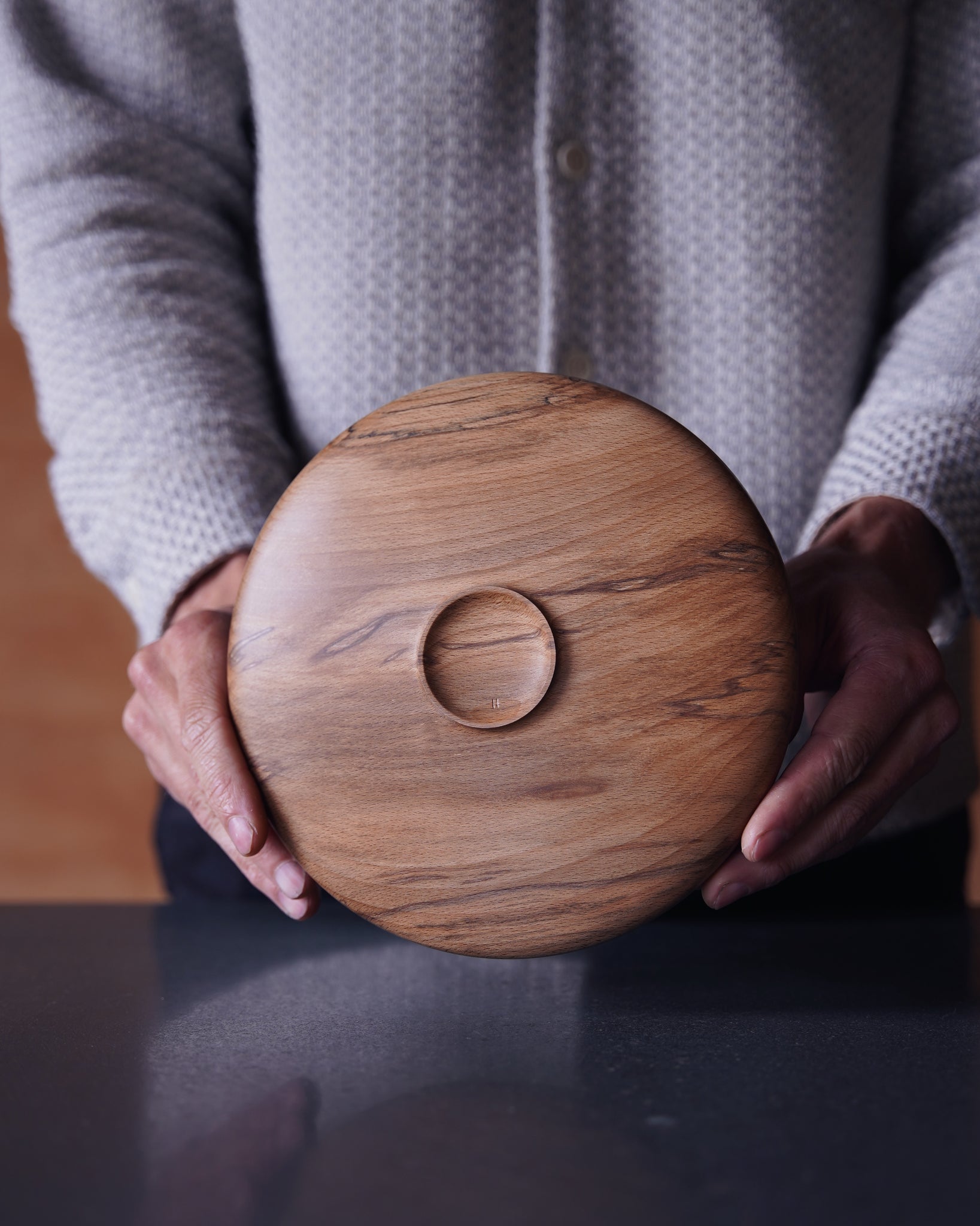 Bowl - in Flamed Beech