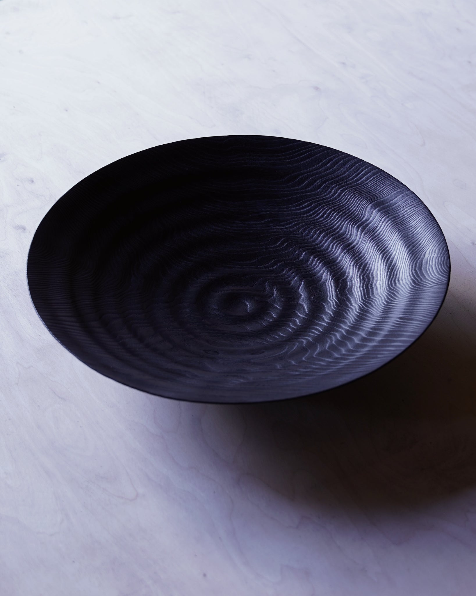 Wave Yakisugi Bowl - in Ash