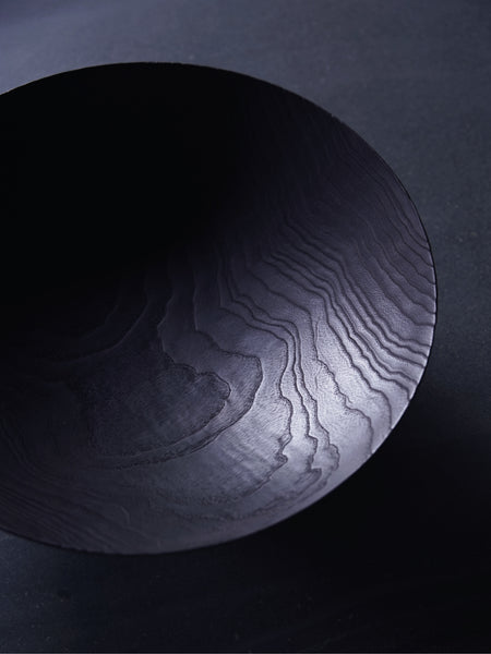 Wave Yakisugi Bowl - in Ash