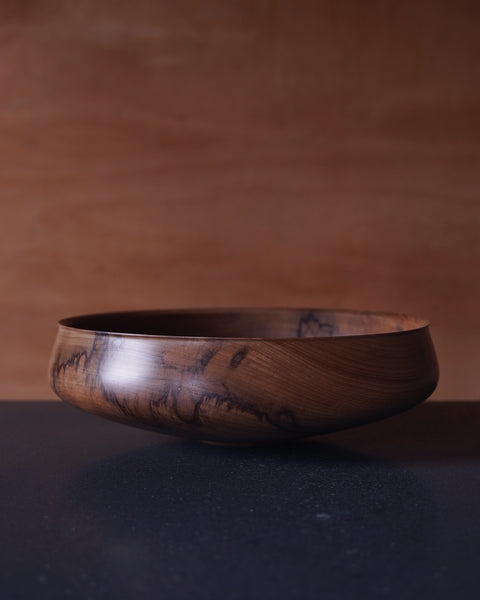 Lipped Bowl - in Flamed Beech