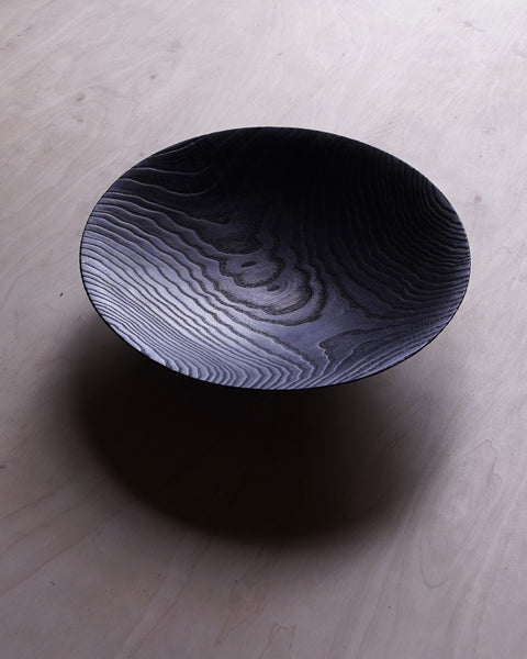 Wave Yakisugi Bowl - in Ash