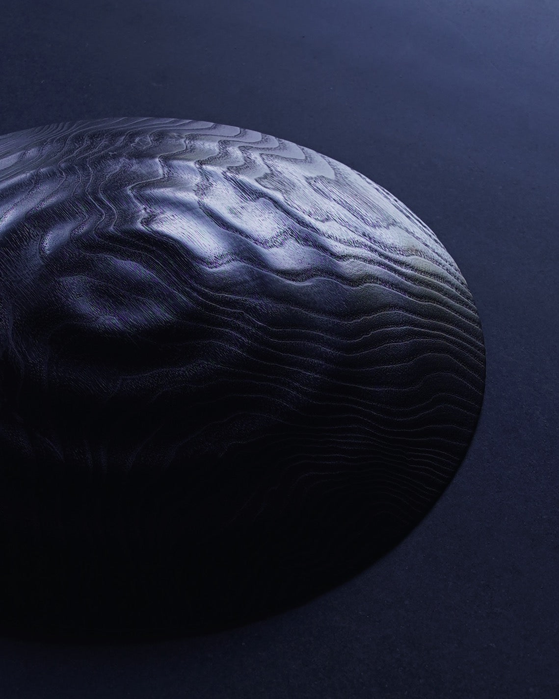 Wave Yakisugi Platter - in Ash