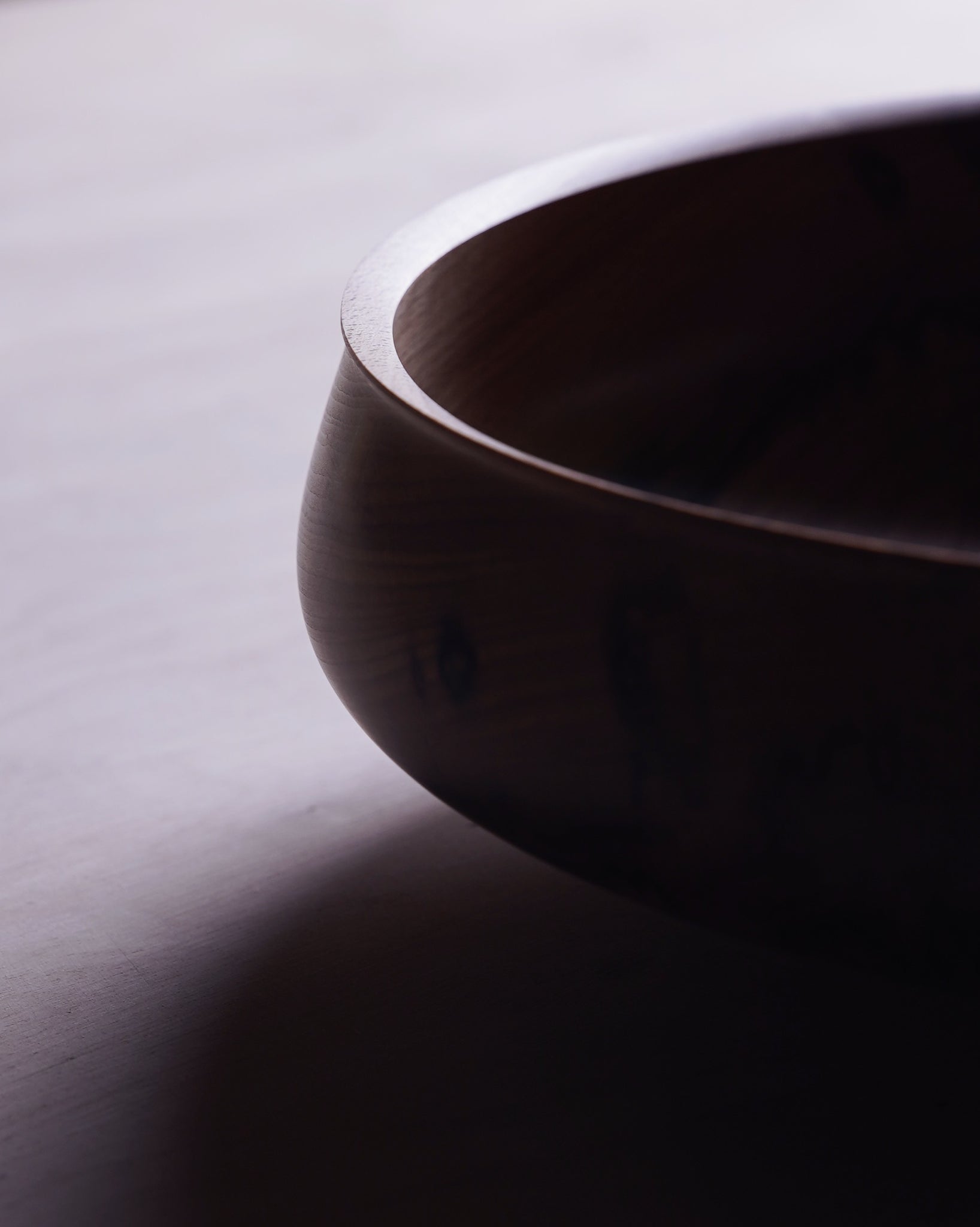 Lipped Bowl - in Flamed Beech