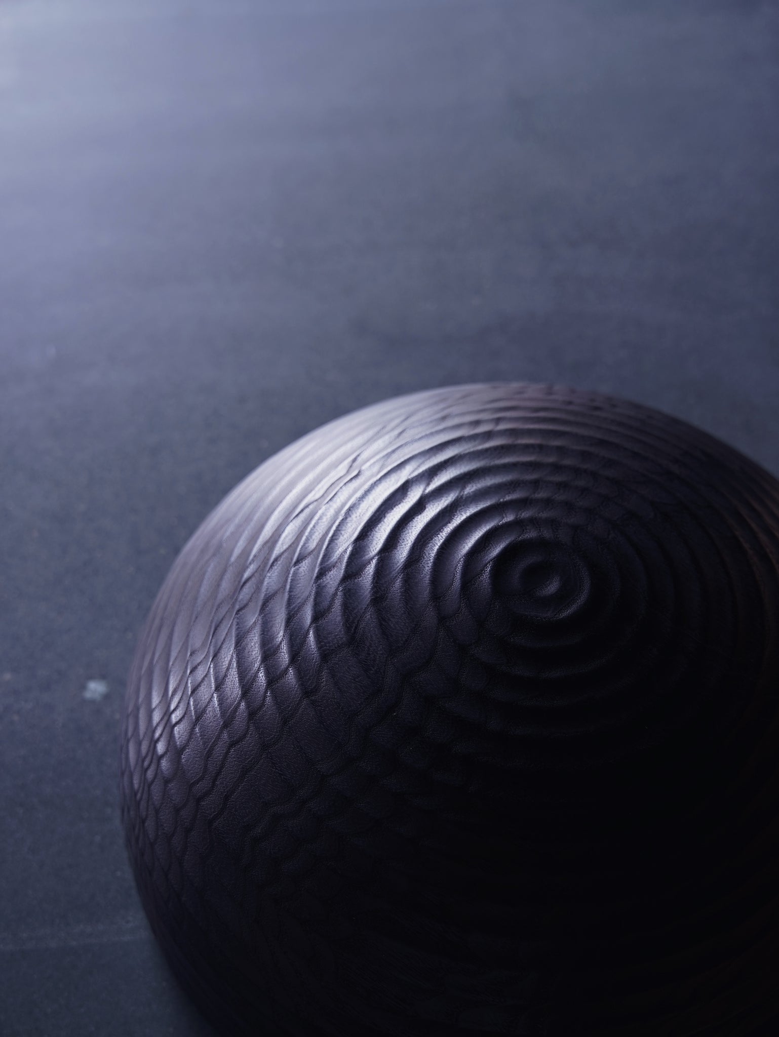 Coved Yakisugi Bowl - in Ash