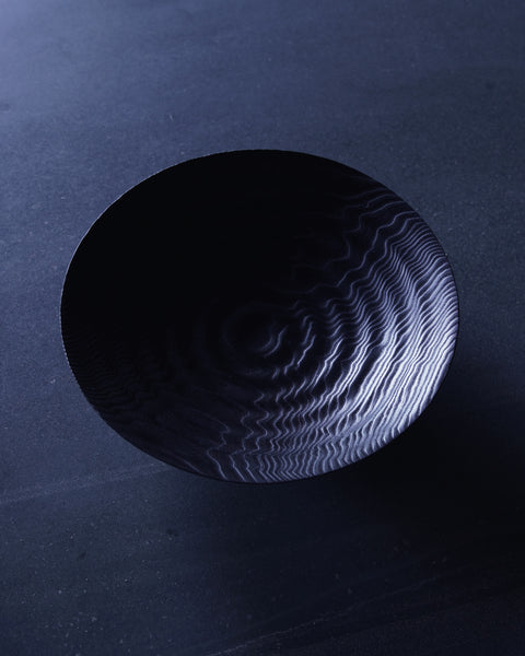 Wave Yakisugi Bowl - in Ash