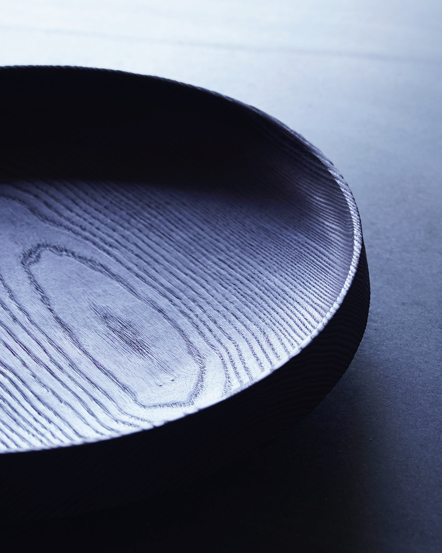 XL Yakisugi Low Bowl - in Ash