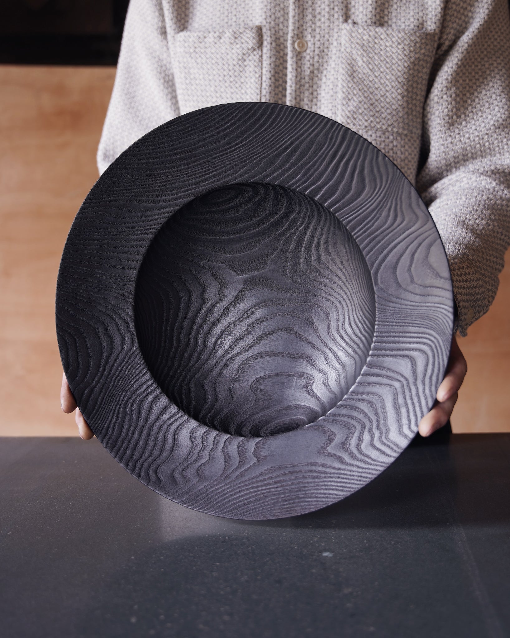 XL Yakisugi Bowl - in Ash