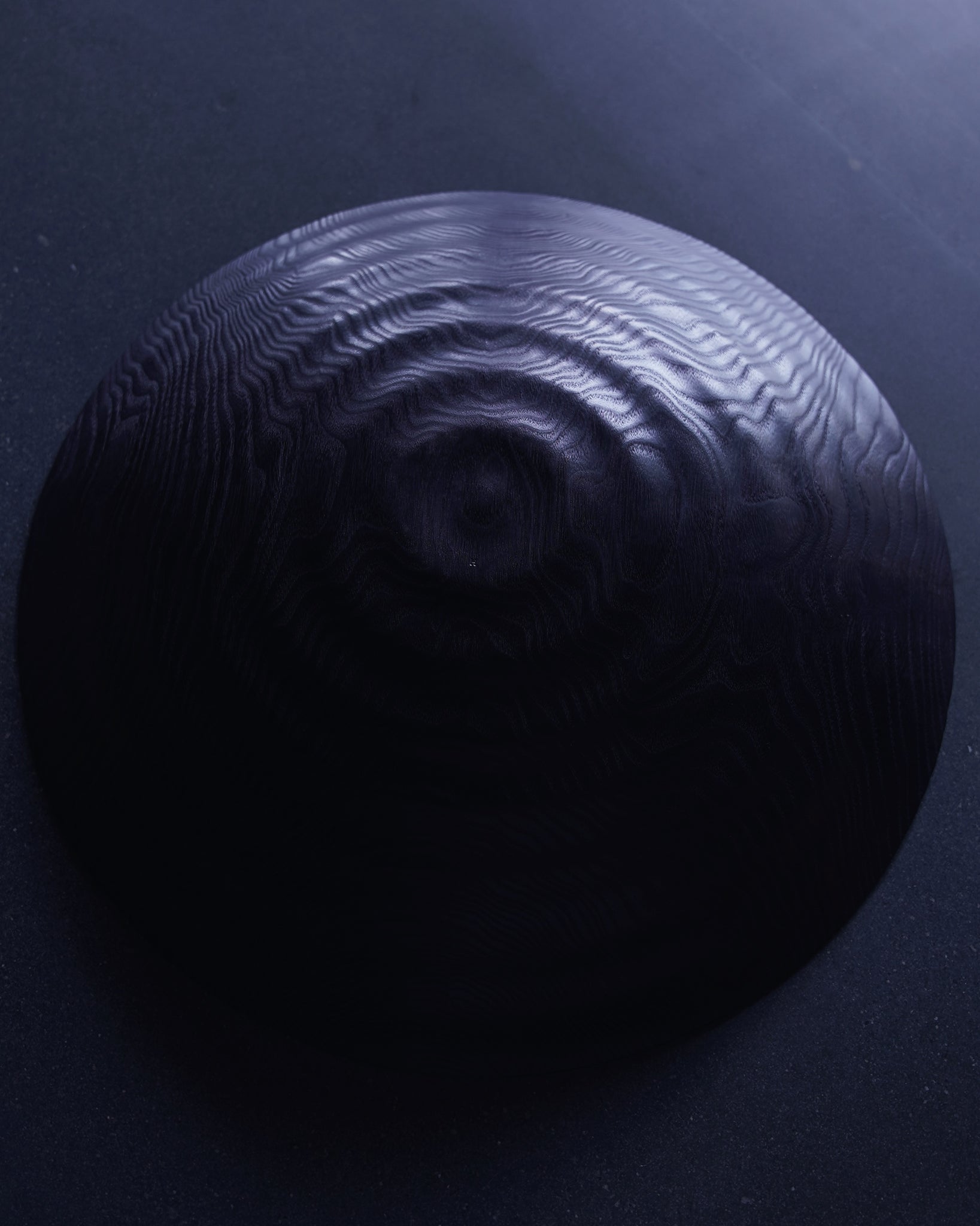Wave Yakisugi Bowl - in Ash