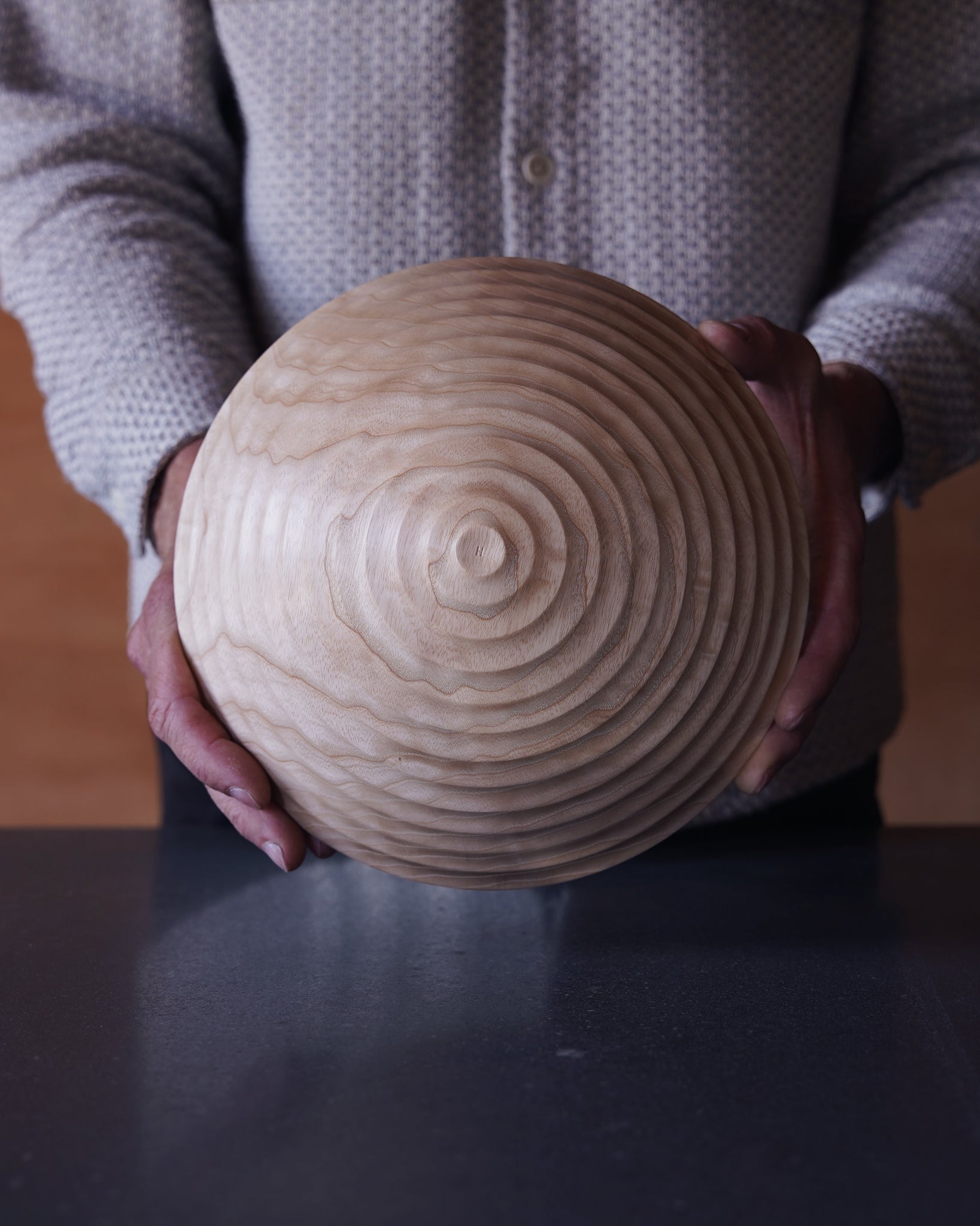 Coved Bowl - in Ash