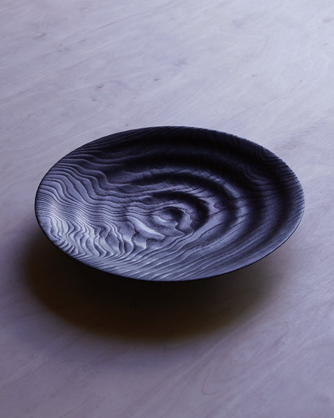 Wave Yakisugi Platter - in Ash