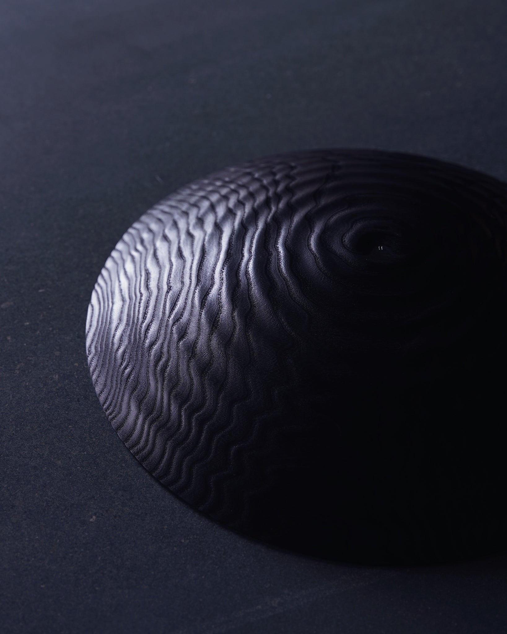 Wave Yakisugi Bowl - in Ash