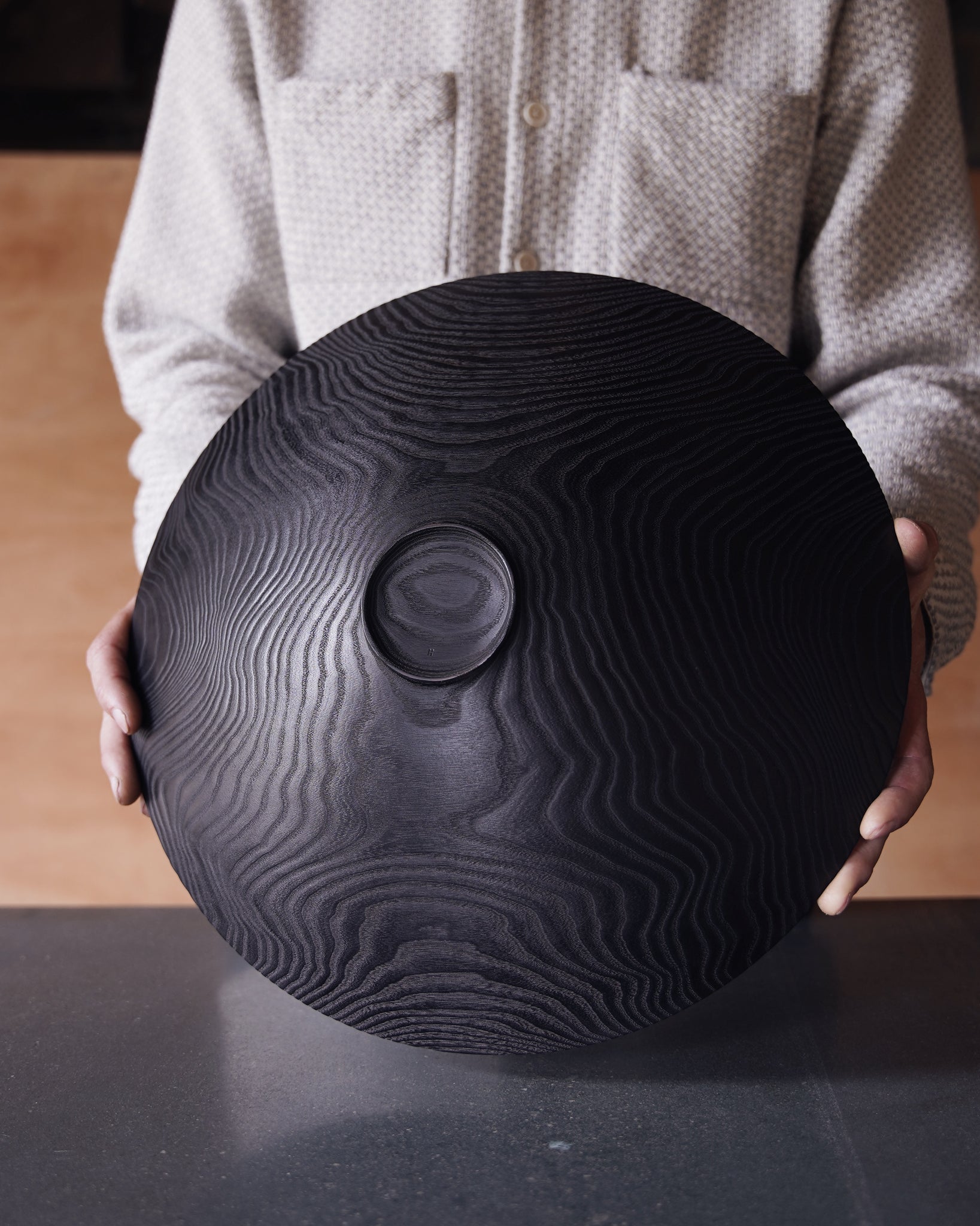 XL Yakisugi Bowl - in Ash