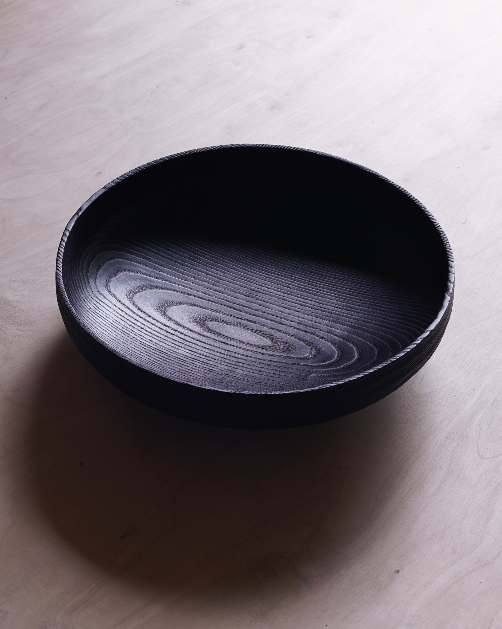 Coved Yakisugi Bowl - in Ash