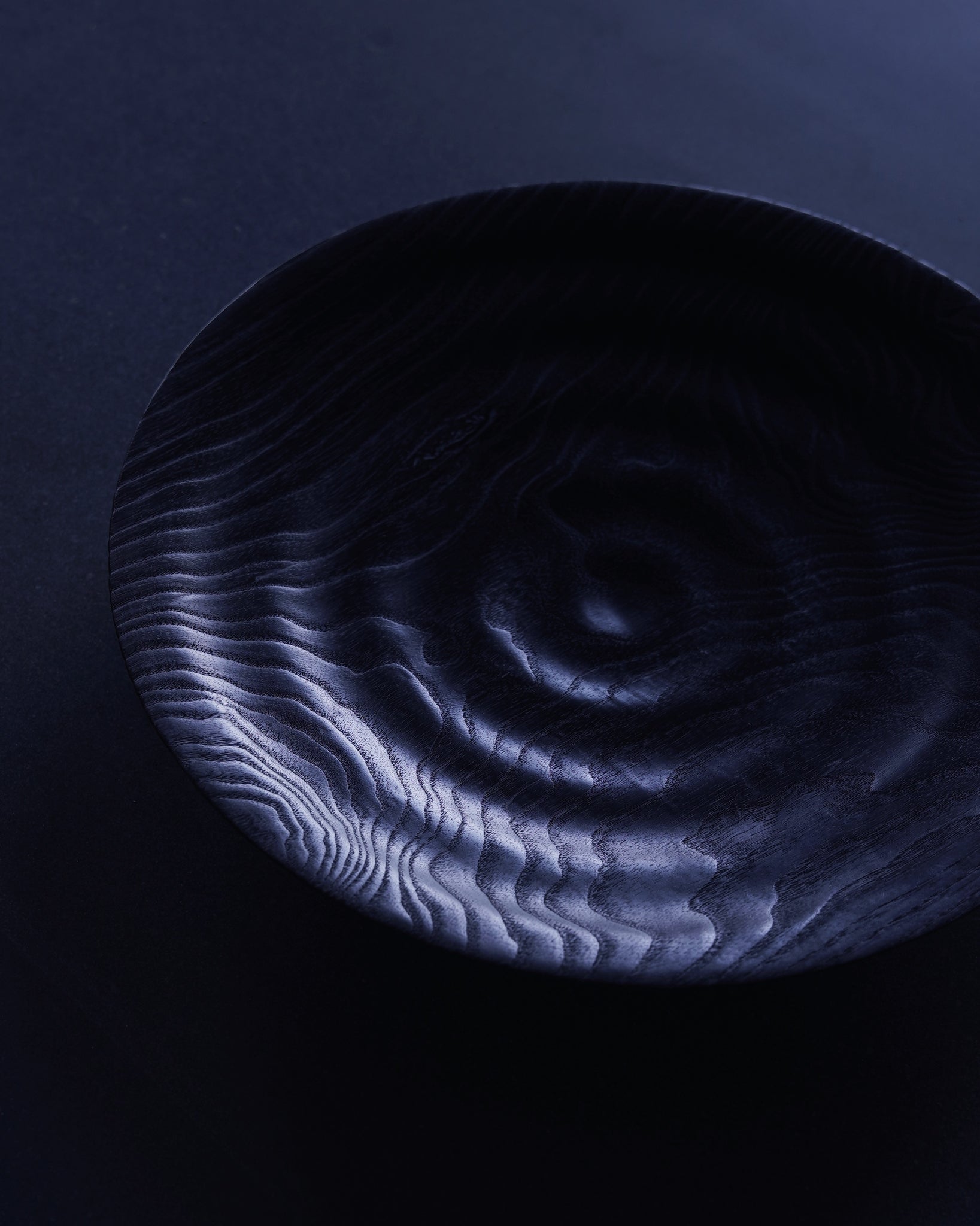 Wave Yakisugi Platter - in Ash