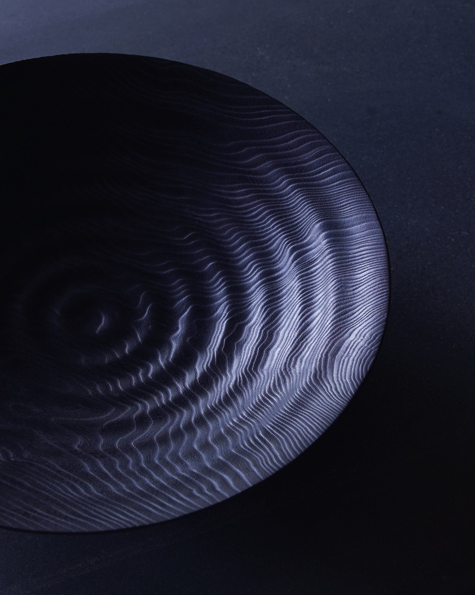 Wave Yakisugi Bowl - in Ash