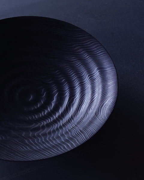 Wave Yakisugi Bowl - in Ash
