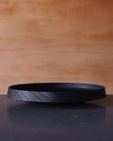 XL Yakisugi Low Bowl - in Ash