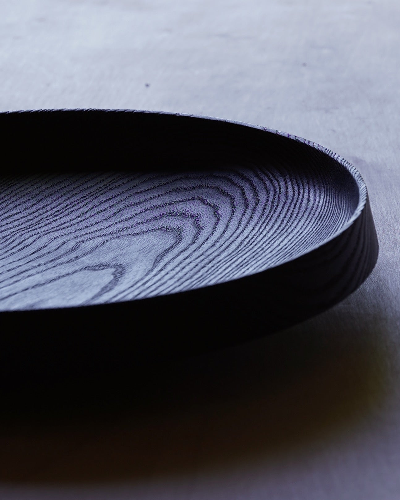 XL Yakisugi Low Bowl - in Ash