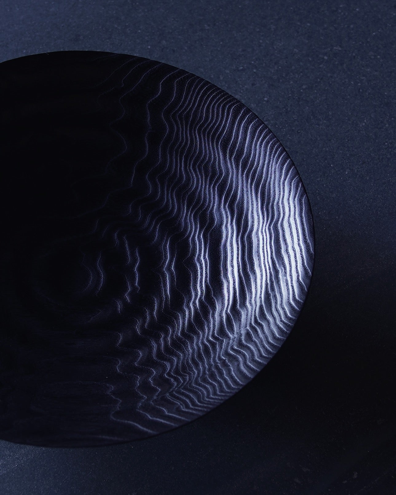 Wave Yakisugi Bowl - in Ash