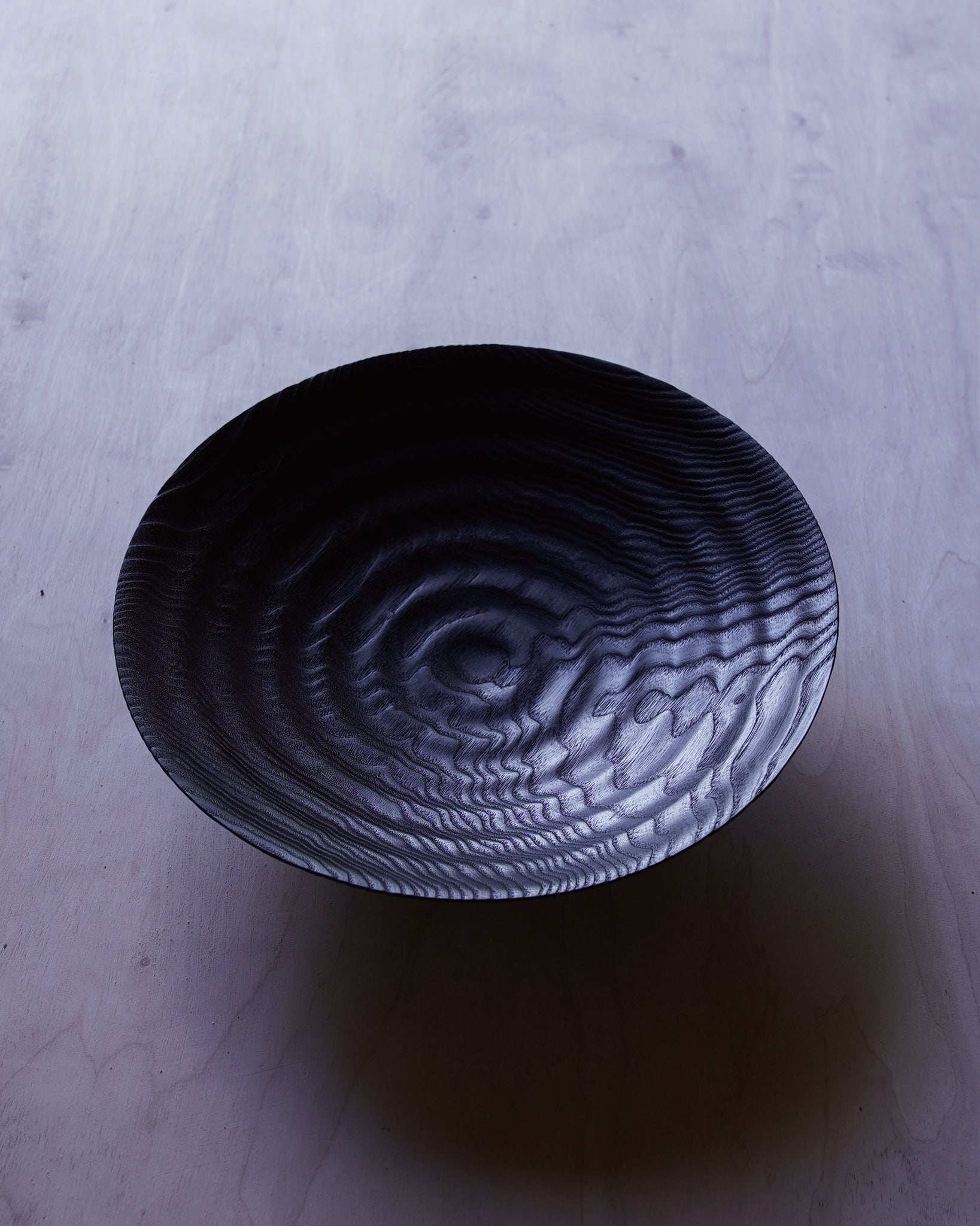 Wave Yakisugi Bowl - in Ash