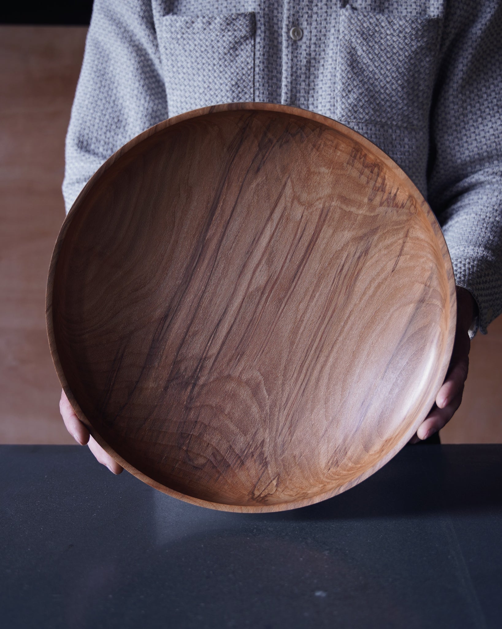 Bowl - in Flamed Beech