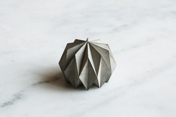 Origami  Concrete Paperweight