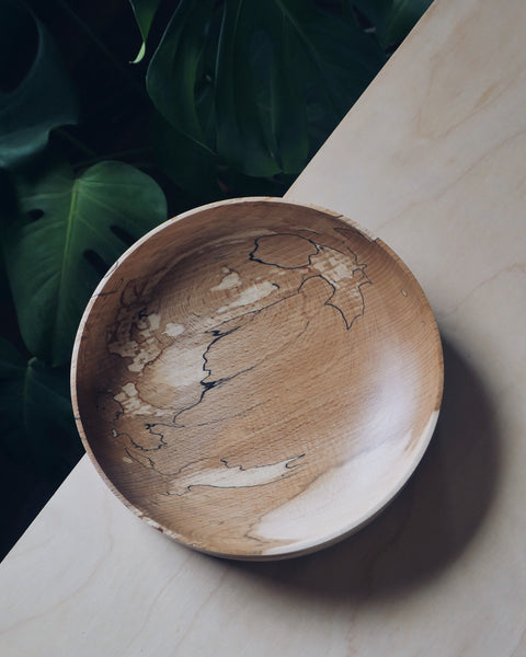 Bowl - in Spalted Beech