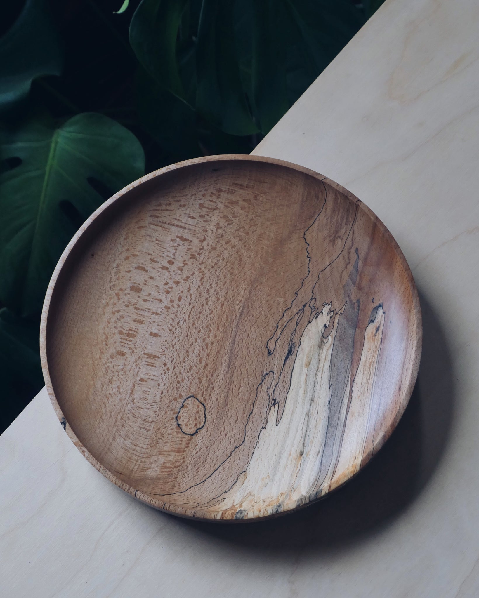 Plate - in Spalted Beech